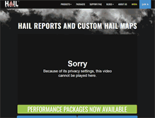 Tablet Screenshot of hailstrike.com